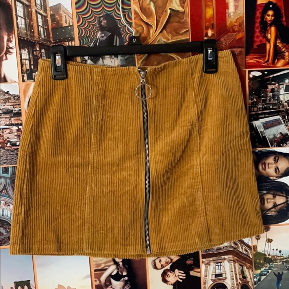 Corduroy Mini Skirt